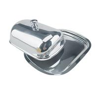 KIXZSAZ Traditional Rectangular Butter Dish Fresh Keeping Elegant Storage Solution for Butter and Cheese Lovers Dish with Lid Keeper Plate