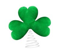 KIXZSAZ Unique Plush Shamrock Decoration Various Celebrations And Adding Cheer To Every Holiday Setting And Mantels.Good For Weddings St Patrick's Day Tree Topper Plush Ornament