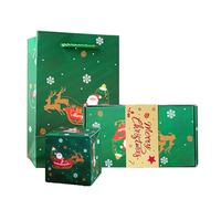KIXZSAZ Unique Surprise Bouncing Gift Box Birthdays And Anniversaries Ensuring Durability And Sturdiness Bounce Box Red Envelope, green, 12 boxes