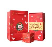 KIXZSAZ Unique Surprise Bouncing Gift Box Birthdays And Anniversaries Ensuring Durability And Sturdiness Bounce Box Red Envelope, red, 12 boxes