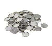 KIXZSAZ Unique Zinc Alloy Jewelry Making Findings Clasps For Creative Jewelry Making And Crafting Materialthe Pendants Is Made Of Zinc Alloy Findings Silver Crimps Necklace