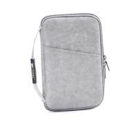 KIXZSAZ Unisex Travel Wallet Oxford Fabric Document Holder, gray