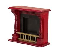 KIXZSAZ Versatile Dollhouse Miniature Model Fireplace Encouraging for Creative Decoration Ideas For Play Landscape Simulation Furniture Model Toy Wooden Fireplace