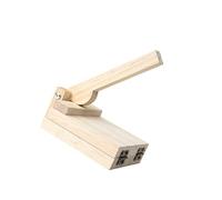 KIXZSAZ Vintage Wooden Tortilla Paste Press Manual Dumpling Presser Pizza Maker for Baking Timeless Charm Tool