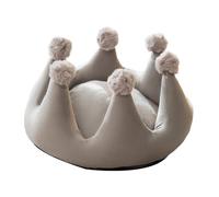 KIXZSAZ Warm Sleeping Nest Bed For Puppies And Kittens Cat Beds Offering Comfortable Safe Haven Which Is Novelty And Creative. Warm Cave Sleeping Nest Bed For Puppy And Kitten