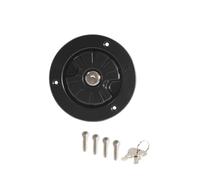 KIXZSAZ Water Inlet Filler Tough Fill Hatch for RV Trailer Boat Motorhome Convenient and Secure, Black, Product Size 4.65x0.43 Inch