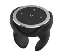 KIXZSAZ Wireless Bluetooth Car Convenient Volume Adjustment Media Control Button Allows To Play Or Pause Music Motorcycle Kit, silver