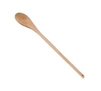 KIXZSAZ Wood Mixing Spoon with Long Thin Handle Cooking Utensil Set Practical Stirring Scoop Eating Tools Soup Spoons Dessert, Log Color