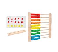 KIXZSAZ Wooden Abacus For Kids Math Girls Counting Rack Educational Toy Preschool Learning Math Games Skills Development Educational Counting Toy Sticks Gift Kid