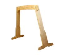 KIXZSAZ Wooden Chime Stand Meditation Easy Assembly Gong Target Stand Classroom And Tea Room And Ensures Long Time To Wind Chime Wood Provides Organized And Delicate Method To Display And Hang Wind