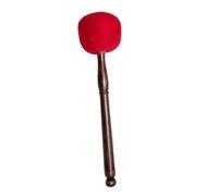 KIXZSAZ Wool Felted Drum Stick Sound Bowl Mallet Stick Essential Tool For Yoga Mindfulness Relaxation Techniques Sound Bowl Mallet Meditation Supplies, Red, M