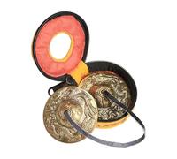 KIXZSAZ Yoga Chime Bell With Storage Pouch Portable Relaxation Tool Easy To Carry For Meditation Or Yoga Practices 6.5cm Meditation Chime Bell Percussion Instrument, Style C