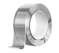 Kiyanest Transparent Double-Sided Tape 3cm x 300cm x 0.2cm | Washable Removable Reusable Traceless Nano Adhesive for Walls, Kitchen, Car, Office
