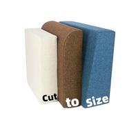 Kiyeocca Custom Back Cushion for Sofa Daybed Indoor/Outdoor, Made to Measure Bench Back Pad, Cut to Size Couch Back Cushion, Personalized Headboard Bed Rest Pillow, Bespoke Rest Pillow