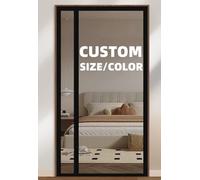 Kiyeocca Custom Size Fly Screen Door, Magnetic Door Curtains Mesh, RV Window Screen Replacement, Pet & Kid Friendly, Easy Install, Keep Bugs Out for Front/Sliding Doors