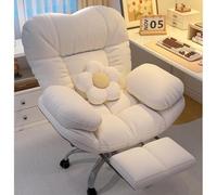 KIYIYDMM Ergonomic Office Chairs Gaming Chair Recliner Chair Lazy Sofa for Bedroom, Home Office Desk Chairs Computer Chair Study Chair Backrest Reclinable Desk Seat for Living Room