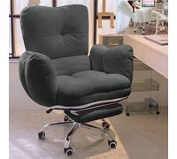 KIYIYDMM Lazy Sofa Gaming Chair Waterproof Technical Fabric Study Chair Ergonomic Office Chairs Recliner Chair for Bedroom, Home Office Desk Chairs Reclinable Desk Seat for Living Room