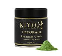Kiyo Matcha Premium Grade Ceremonial Uji Matcha - Pure Japanese First Harvest Ceremonial Grade Matcha Green Tea Powder from Uji, Japan (40g/1.4oz)