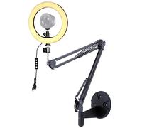 Kiyo pro Webcam Ring Light Wall Holder,10'' Streaming Light with Wall Folding Mount Compatible with Razer Kiyo,Kiyo Pro,Kiyo X Webcams