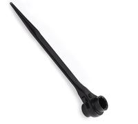 Kiyraglo 19 x 21mm Ratchet Spanner Quick Release Scaffold Wrench, CRV Chrome Vanadium Steel, Black