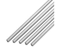 Kiyraglo 2mm x 300mm Stainless Steel Rods - 304 SS Solid Shaft Bar Stock for DIY Models, Cars, Aircraft & Craft Projects, 5pcs