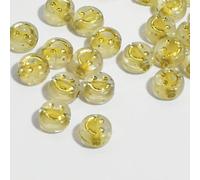 KIZAMI 1000 Pcs 7mm Round Colorful Acrylic DIY Smile Craft Beads, Smile Face Beads for Bracelet Necklace Making,Kids Crafts