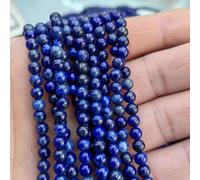 KIZAMI 37-110pcs 3-10mm Lapis Lazuli Round Loose Gemstone Beads High,Quality Polished Natural Stones for DIY Jewelry Making, Craft Projects