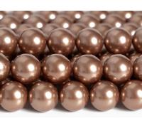 KIZAMI 4/6/8/10mm Imitation Pearls Natural Loose Beads White Purple Blue Black Pink Smooth Round Shell Pearl for Jewelry Making Garment