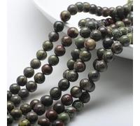 KIZAMI 45/90/135pcs 8mm Green Agate Loose Gemstone Beads, DIY Bracelet Making, Smooth Finish, Polished Natural Stones for Jewelry Crafting