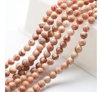 KIZAMI 45pcs 8mm Round Stone Beads, Natural Gemstone Beads for DIY Bracelet Making, Loose Beads for Jewelry Making, Multicolor Variations