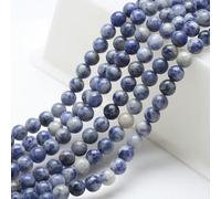 KIZAMI 45pcs 8mm Round Stone Beads, Natural Gemstone Beads for DIY Bracelet Making, Loose Beads for Jewelry Making, Multicolor Variations