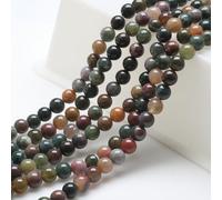 KIZAMI 45pcs 8mm Round Stone Beads, Natural Gemstone Beads for DIY Bracelet Making, Loose Beads for Jewelry Making, Multicolor Variations