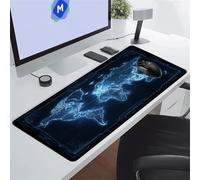 KIZIFI Gaming Mouse Mat 27.5x11.8x0.12 inch Large Mouse Pad World Map Extended XXL Mousepad with Non-Slip Rubber Base Smooth Cloth Surface Big Desk Pad for Gaming Office Work