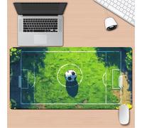 KIZIFI Gaming Mouse Pad Football Field Large Desk Mat 600x400x3 mm with Non-Slip Rubber Base for Office & Home Computers, Laptop, Gamer