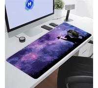 KIZIFI Large Gaming Mouse Pad 59x31.5x0.12 inch Animals Cats Butterflies Mouse Mat XXL, Gaming Keyboard Mat, Extended Desk Pad with Non-Slip Base and Stitched Edge for Office/Gamer