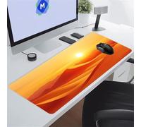KIZIFI Large Mouse Pads 31.5x11.8x0.12 inch Sunrise Desert Gaming Mouse Mat Big Non-slip Desk Mat Improved Accuracy Suitable for Various Scenarios Such as Work, Play and Study