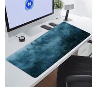 KIZIFI Large Mouse Pads 35.4x11.8x0.12 inch Misty Jungle Gaming Mouse Mat Big Non-slip Desk Mat Improved Accuracy Suitable for Various Scenarios Such as Work, Play and Study
