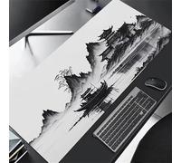KIZIFI Large Mouse Pads 47.2x23.6x0.08 inch Japan Ink Painting Gaming Mouse Mat Big Non-slip Desk Mat Improved Accuracy Suitable for Various Scenarios Such as Work, Play and Study