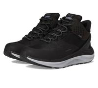 Kizik London at Mid Slip On Boots for Men: Comfortable All-Day Waterproof Hiking Boots for Any Terrain or Daily Urban Wear, Hands Free Convenience, Black/Alloy, 8 Wide