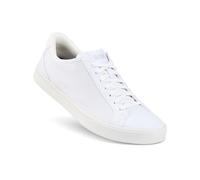 Kizik Slip On Sneakers: Irvine - Low-Profile, Stretch Canvas with Grippy Rubber Soles, Casual Shoes for Women & Men, Hands Free Convenience - Regular Width, White, 12.5 Women/11 Men