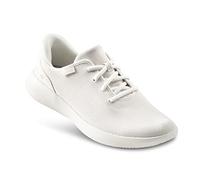 Kizik Slip On Sneakers: Madrid - Comfortable All-Day Wear, Hands Free Convenience, Breathable Knit Top, Mens & Womens Walking Shoes with Arch Support - Regular Width, Marshmallow, 8.5 Women/7 Men