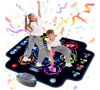 KIZJORYA Dance Mat, Kids Electronic Dance Pad with Wireless Bluetooth 5 Speeds 9 Levels, Music Toys Birthday & Xmas Gifts for Girls Boys 3 4 5 6 7 8 9 10+ Year Old