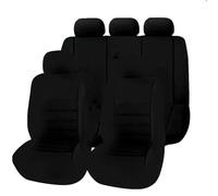 KizmiQ 9 Pcs Car Seat Cover Sets for Dacia Duster 2018-2023 Polyester Washable fabric Non-Slip Durable Full Surround 5-seater Seats Protector,H