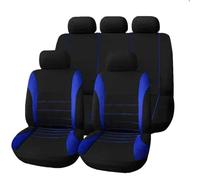 KizmiQ 9 Pcs Car Seat Cover Sets for MG ZS MG4 MG5 ZS EV 2022 2023 Polyester Washable fabric Non-Slip Durable Full Surround 5-seater Seats Protector,B