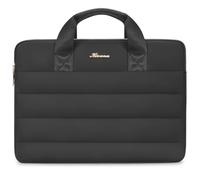 KIZUNA 13 inch Puffy Laptop Sleeve Carrying Case for MacBook Pro 14 M3 M1 M2/MacBook Air 13 M3 M2 2024/IdeaPad Flex 5 Gen 8 14"/14" Yoga 9i/ThinkPad X1 Carbon/14" ThinkPad T14,Black