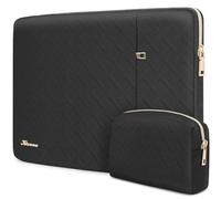 KIZUNA 17 inch Laptop Sleeve Case With Accessory Bag for LG gram 17 2022/17" Lenovo IdeaPad 3i Gen7/Dell G7/17.3" HP ProBook 470/17.3" Lenovo Ideapad 700/17.3" DELL Precision 7710/17.3" MSI 17,Black