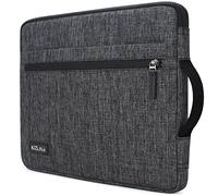 KIZUNA iPad Sleeve 9.7 10 Inch Tablet Case Water Resistant Notebook Carrying Handle Bag for 9.7" -11" iPad Pro M2/10.9" iPad A14/10.5" Surface Go 3/10.5" Galaxy Tab S6/10.8" Huawei M5 Pro, Grey