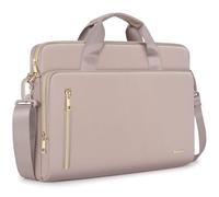 KIZUNA Laptop Bag 17 17.3 Inch Laptop Bag Notebook Case for 17 Inch Lenovo IdeaPad 3i Gen 7/ThinkBook Plus 17/ASUS Vivobook 17/LG gram 17/Dell/Razer 17/MSI 17 Waterproof Shoulder Bag, Khaki