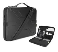 KIZUNA Laptop Case Bag 13 Inch Sleeve Shoulder Briefcase for 14" MacBook Pro/13.6" Macbook Air M3/14 Yoga Slim 7x/14 Dell 14 Plus/ThinkPad X9 14/14.5" XPS 14/HP EliteBook,Black