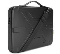 KIZUNA Laptop Case bag 14-15 Inch Shoulder Sleeve Shockproof Hard Shell Briefcase For 16" MacBook Pro M4 M3 M2 M1/16" Dell 16 Plus/15.3ʺ ThinkPad X9 15/15" Yoga Slim 7i/15.6" HP Envy x360 15,Black